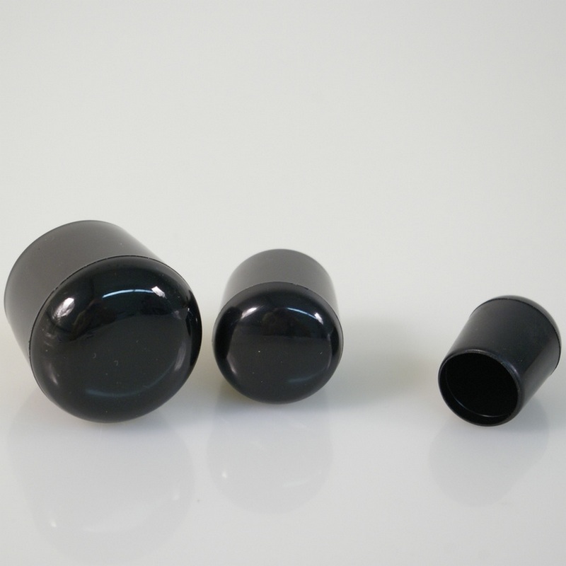 PIED 22MM PVC NOIR