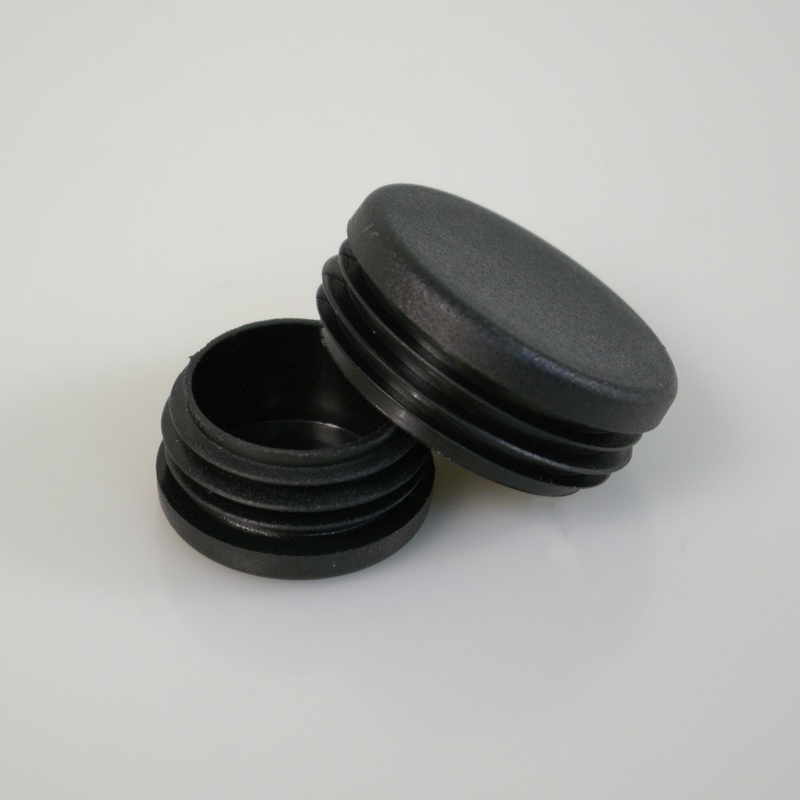 BOUCHON PE NOIR 40MM EXT. rond